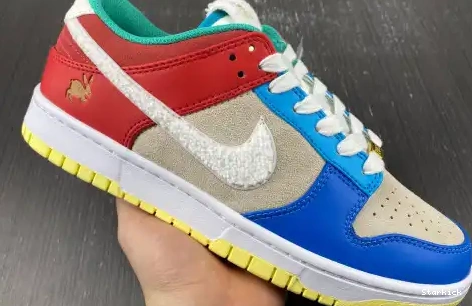 Year Nike FD4203-111 Rabbit Cream Dunk Low the Orange Blue PRM of Retro 0627